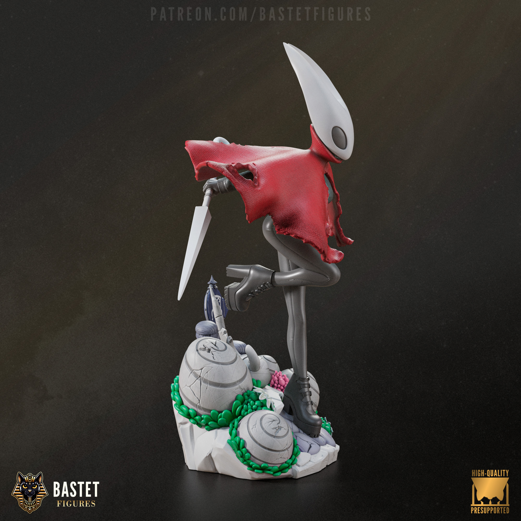 Hornet I Hollow Knight 3D print model_3