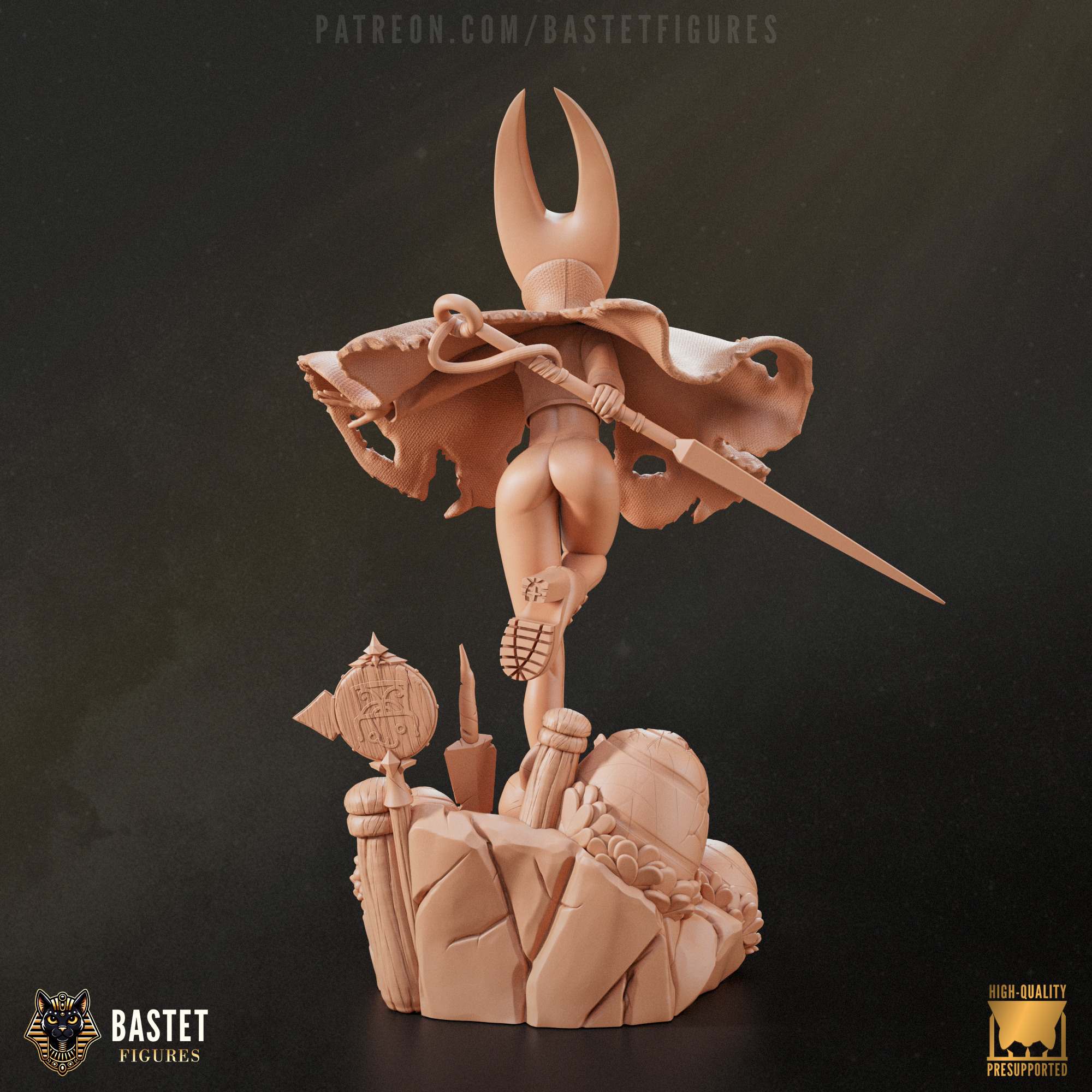 Hornet I Hollow Knight 3D print model_13
