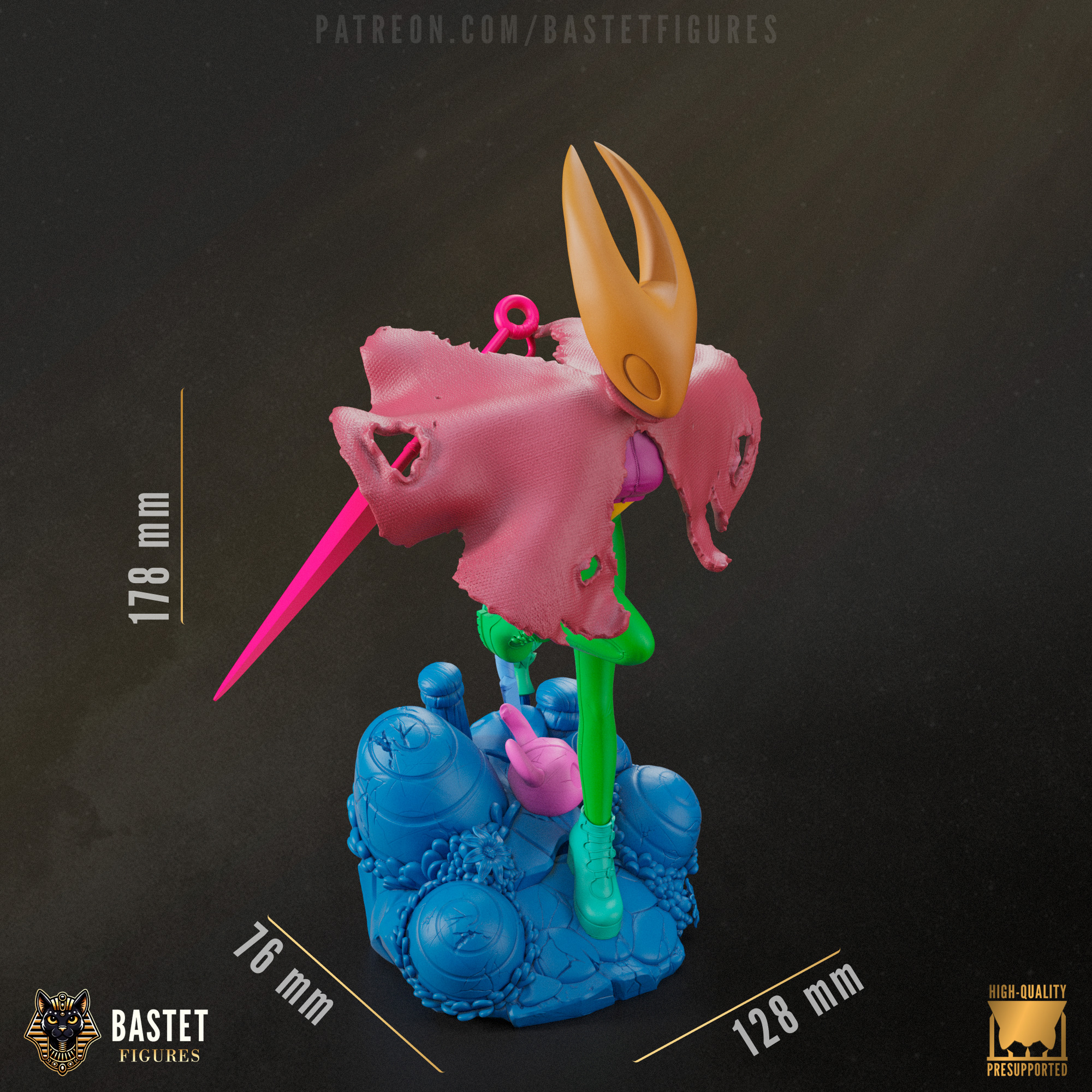 Hornet I Hollow Knight 3D print model_10