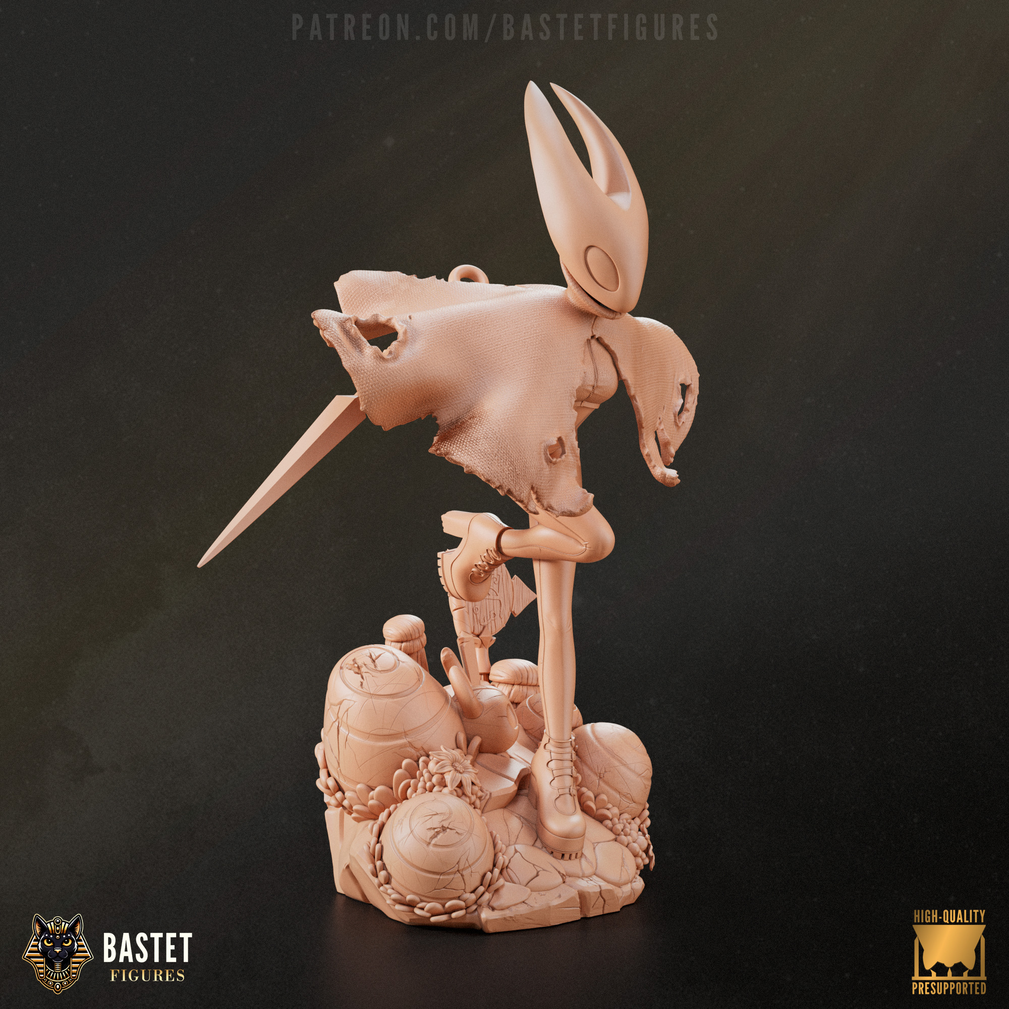 Hornet I Hollow Knight 3D print model_14