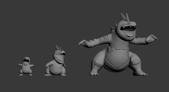 Pokemon 158-159-160 -Totodile Croconaw Feraligatr Roar