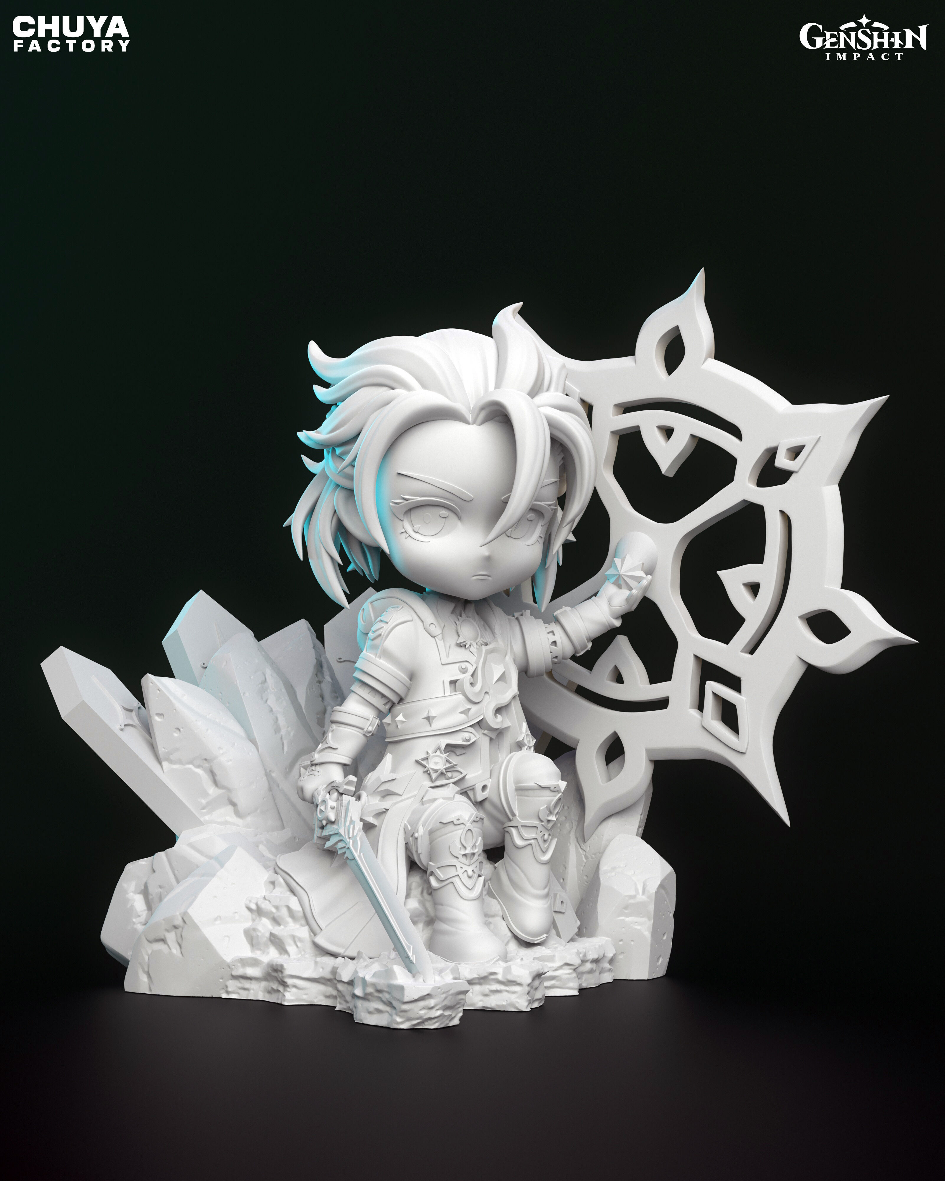 Albedo - Chibi 3D Model 3D print model_9