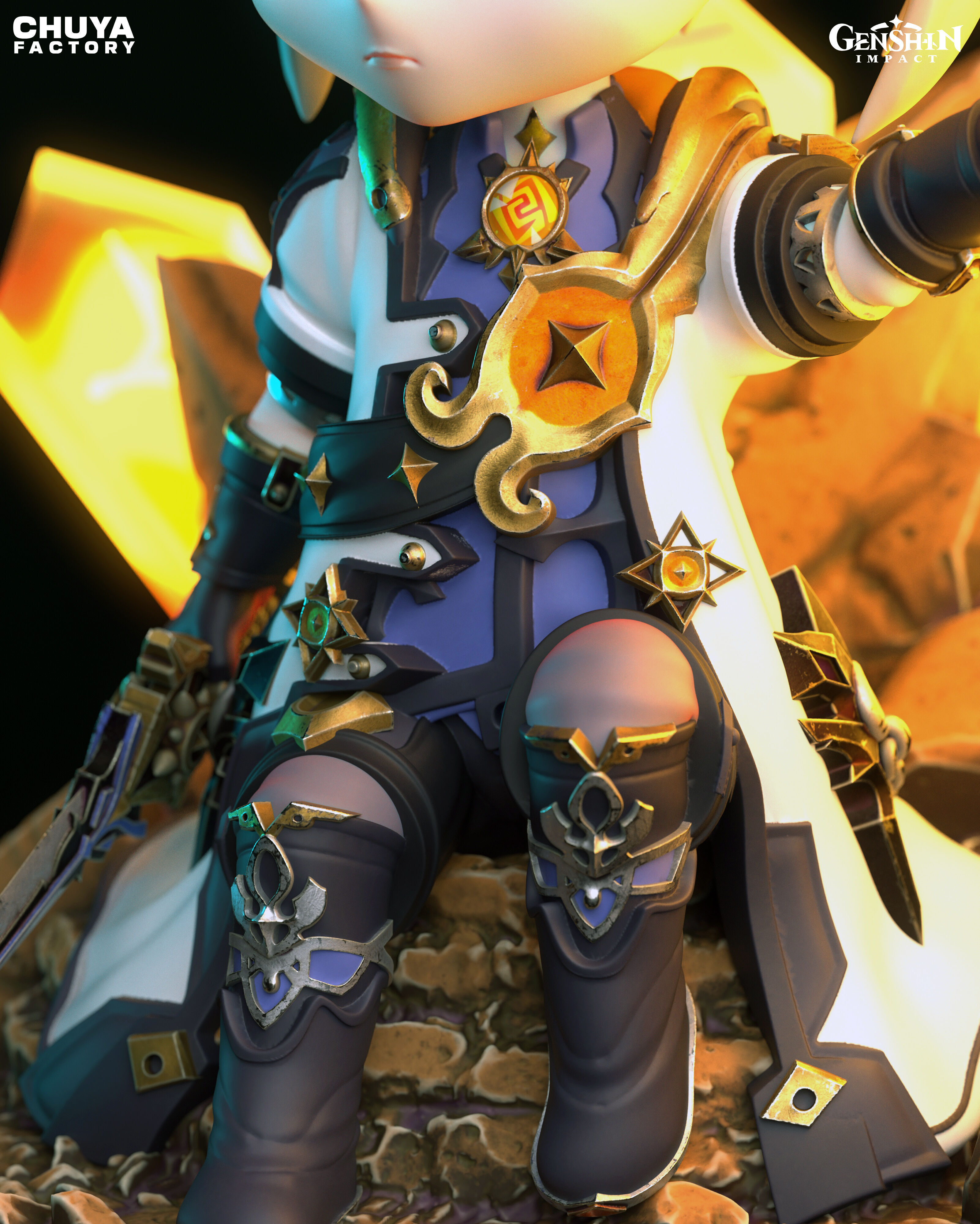 Albedo - Chibi 3D Model 3D print model_6