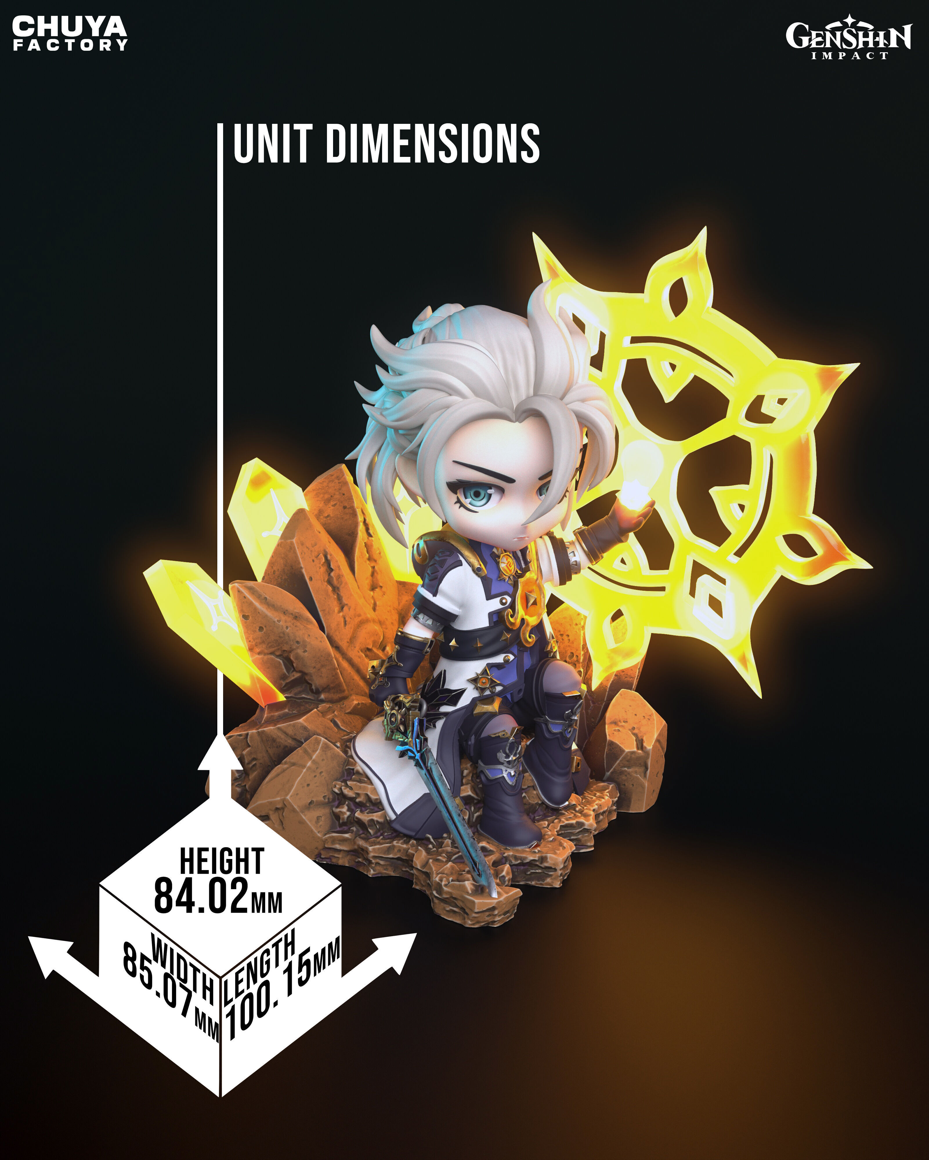 Albedo - Chibi 3D Model 3D print model_7