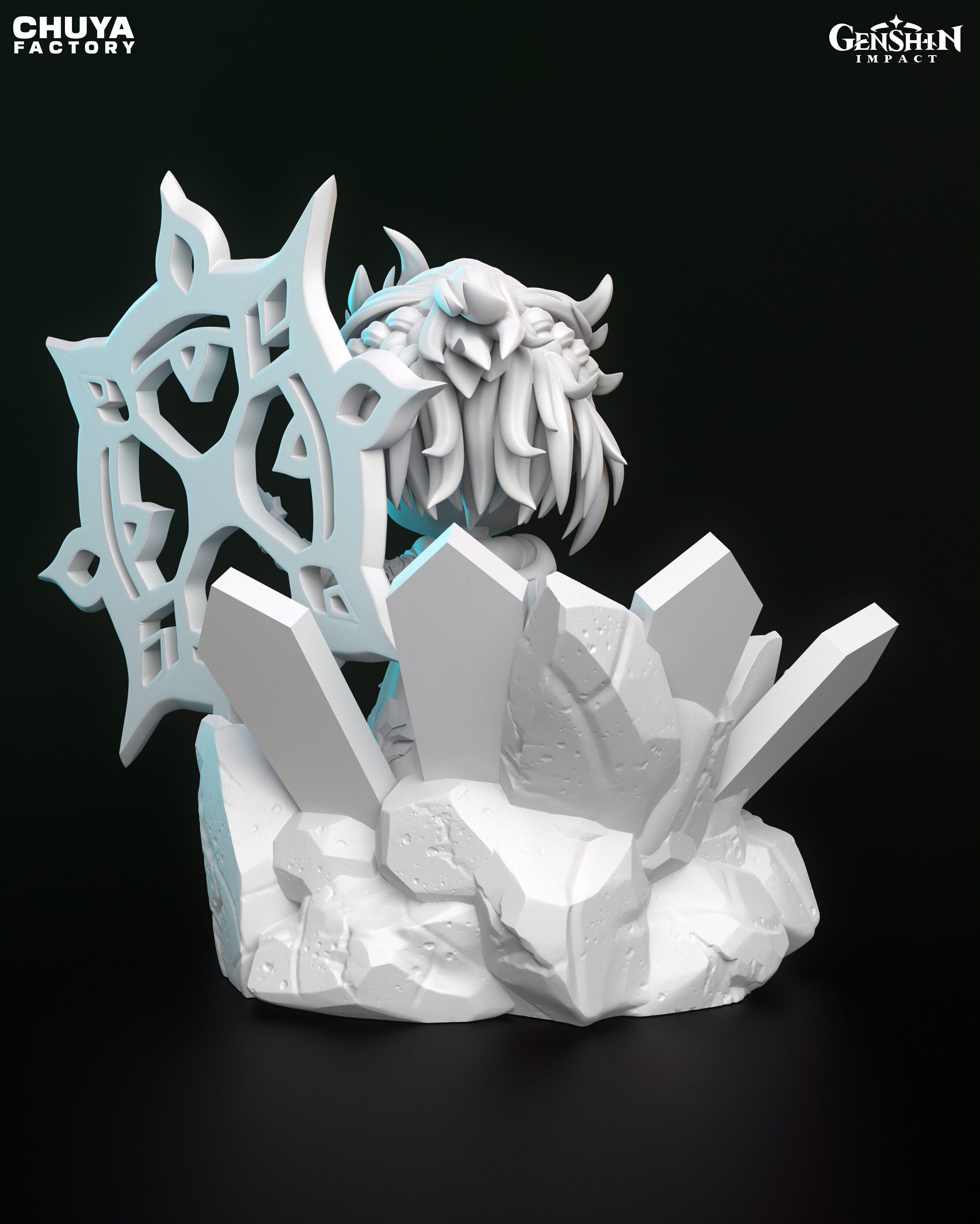 Albedo - Chibi 3D Model 3D print model_11