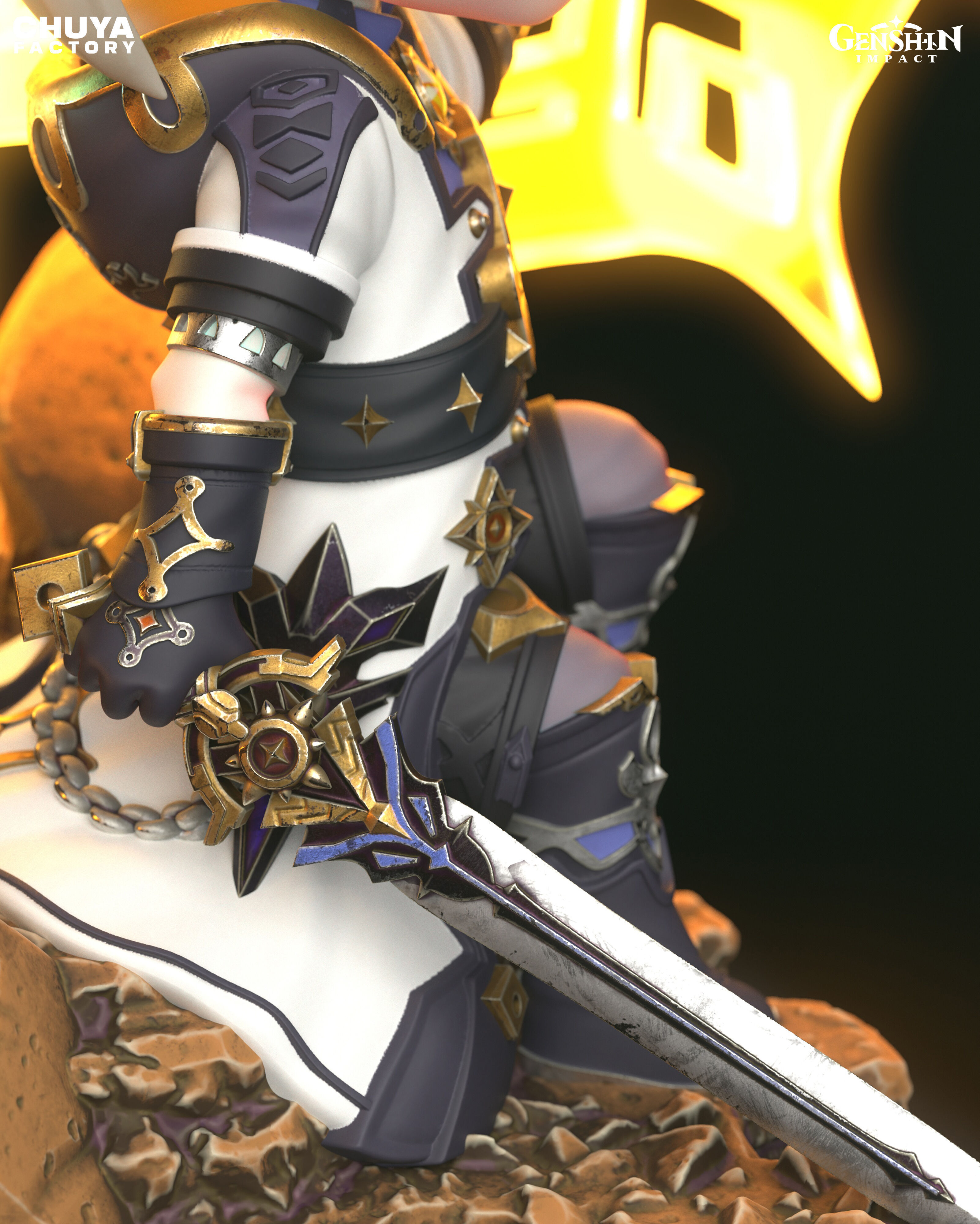 Albedo - Chibi 3D Model 3D print model_5