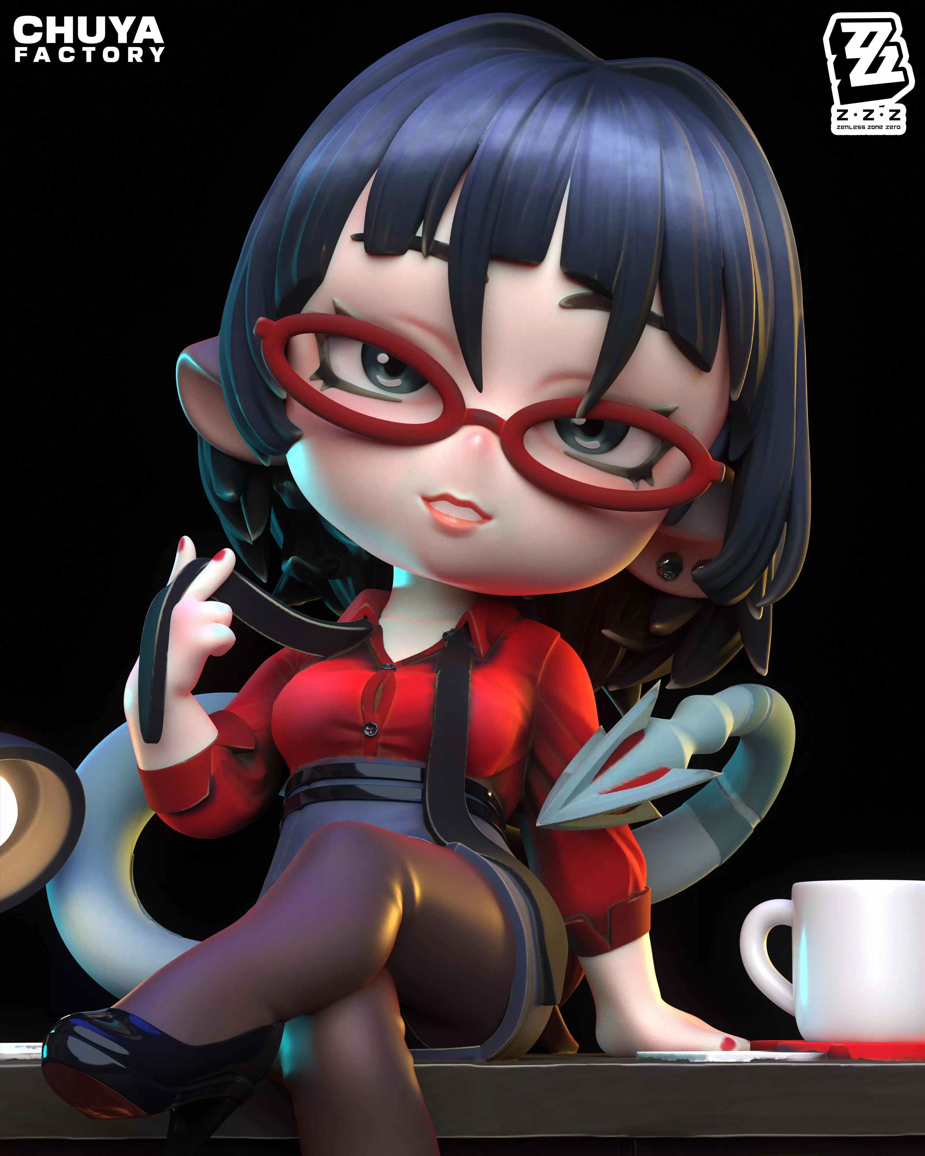 Jane Doe - The Devilish Secretary 3D print model