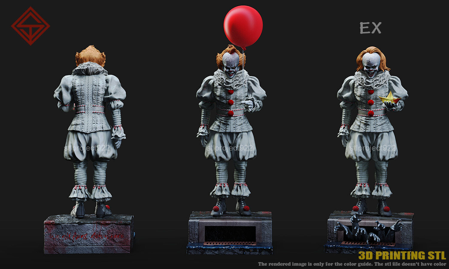 Pennywise 3D print model_1