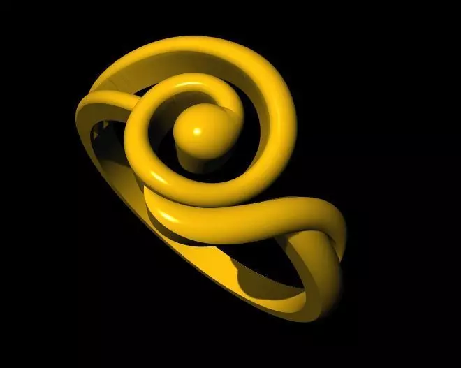 plain ring 3dm file 3D print model