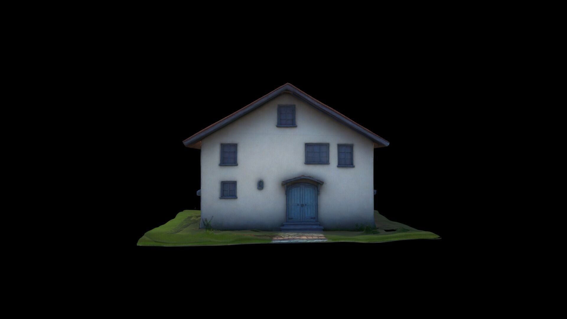 Luxury Fashionable Design  Home 3d Render 3D model_6