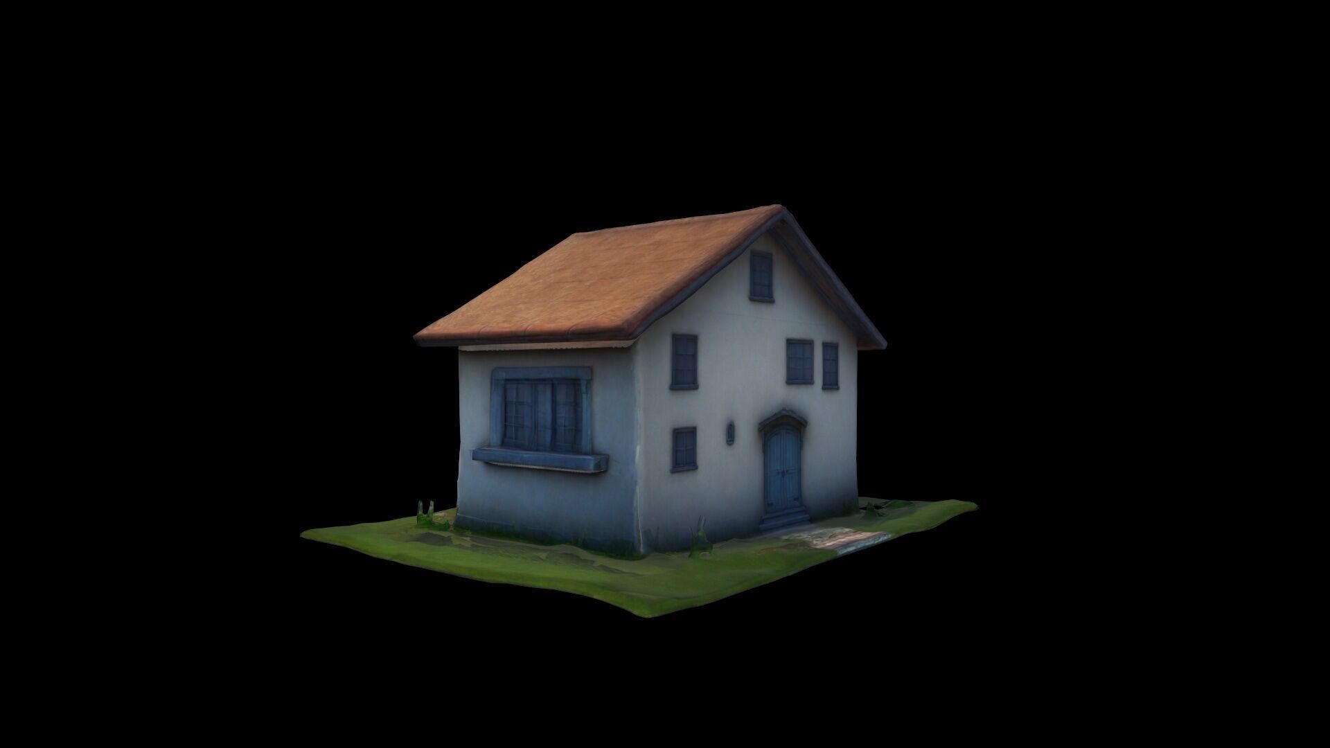 Luxury Fashionable Design  Home 3d Render 3D model_4