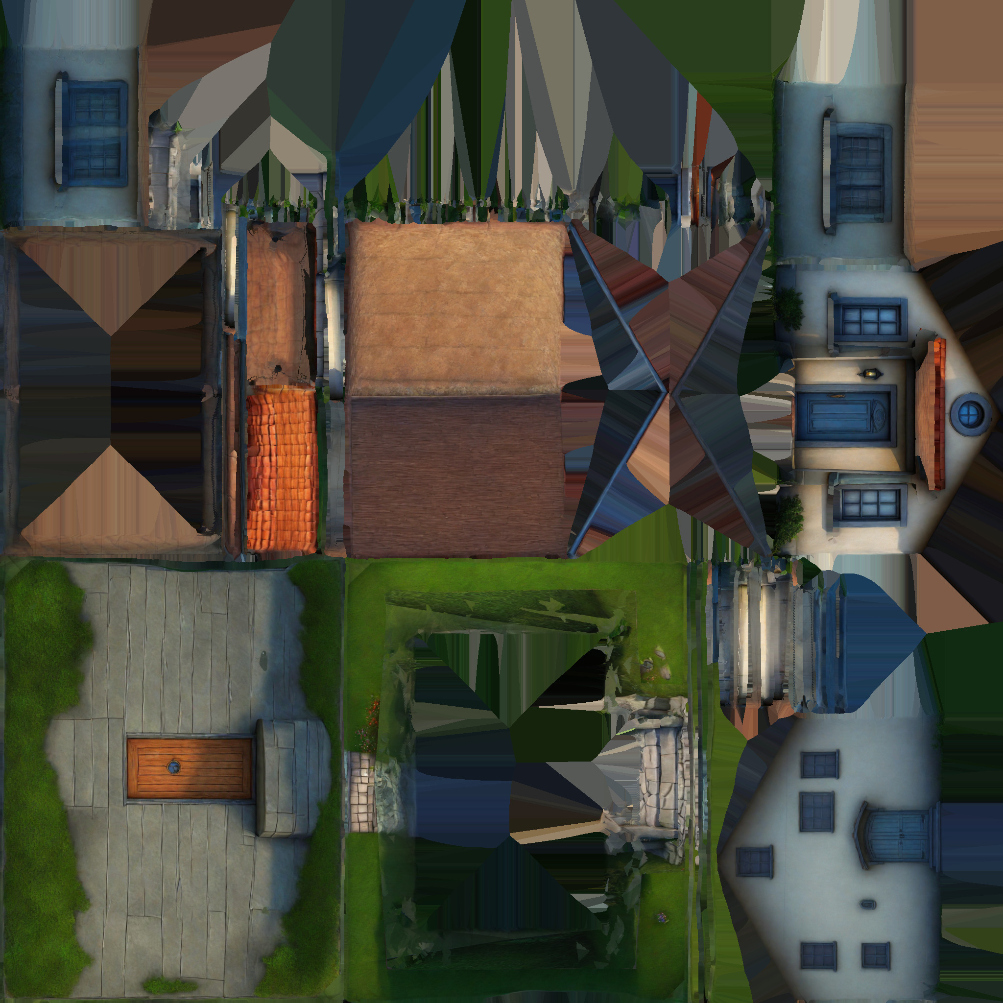 Luxury Fashionable Design  Home 3d Render 3D model_9