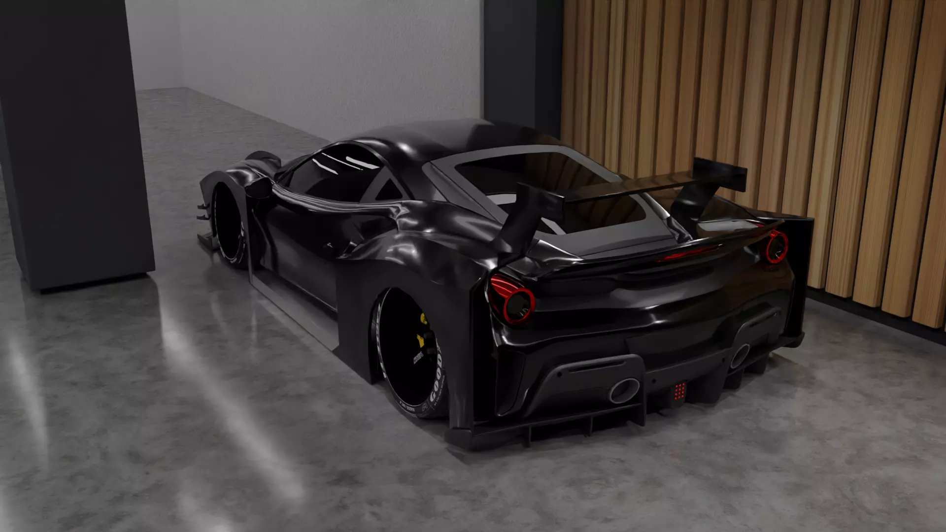 garage cars not included Free 3D model