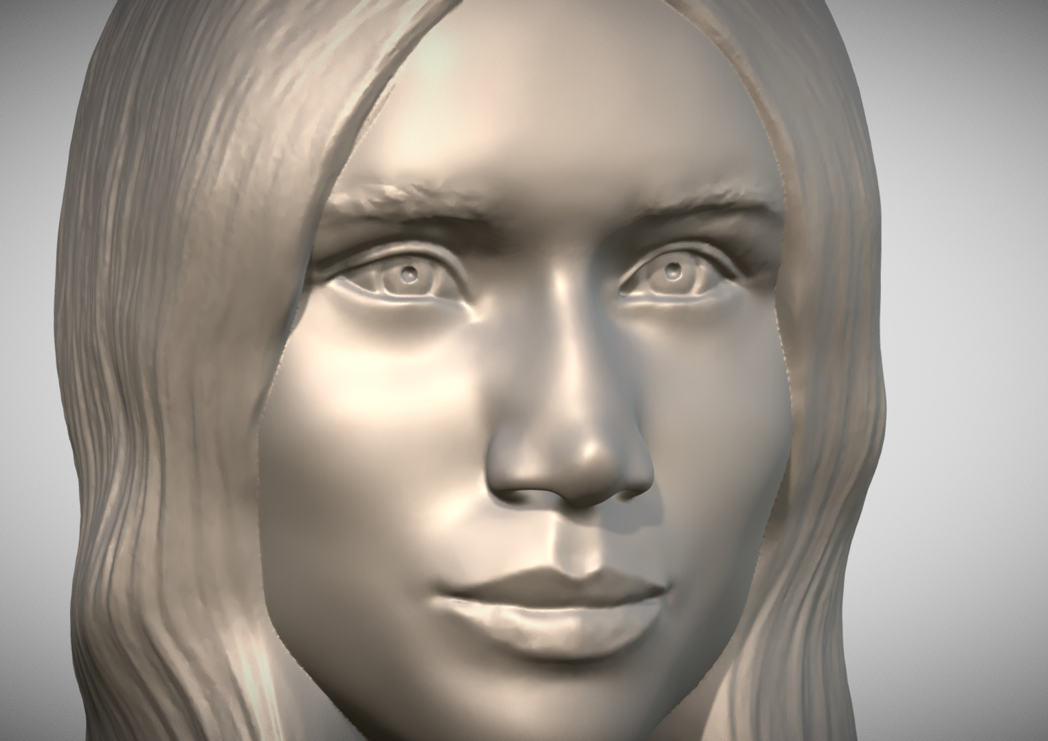 Meghan Markle bust 3D print model_14