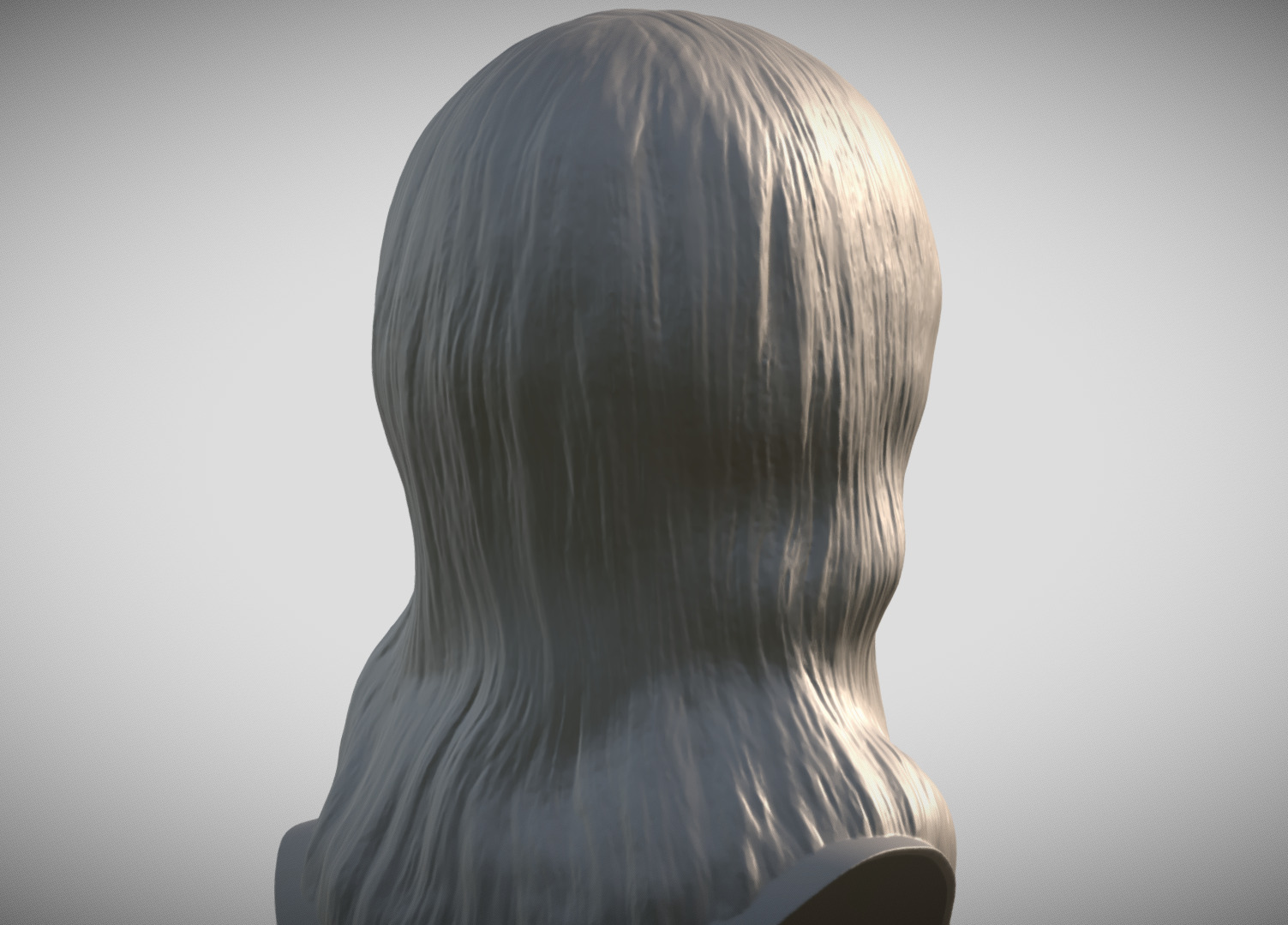 Meghan Markle bust 3D print model_5