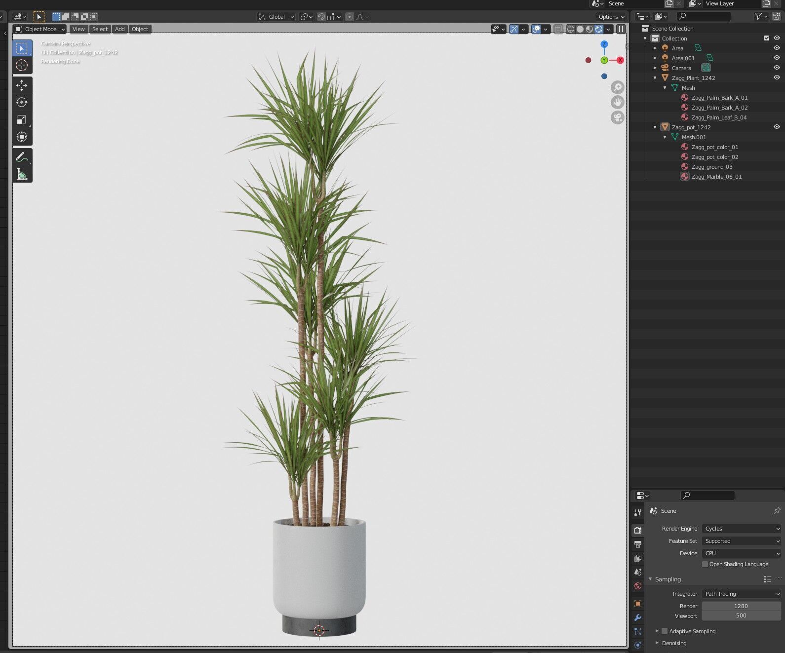 Plant 1242 3D model_6