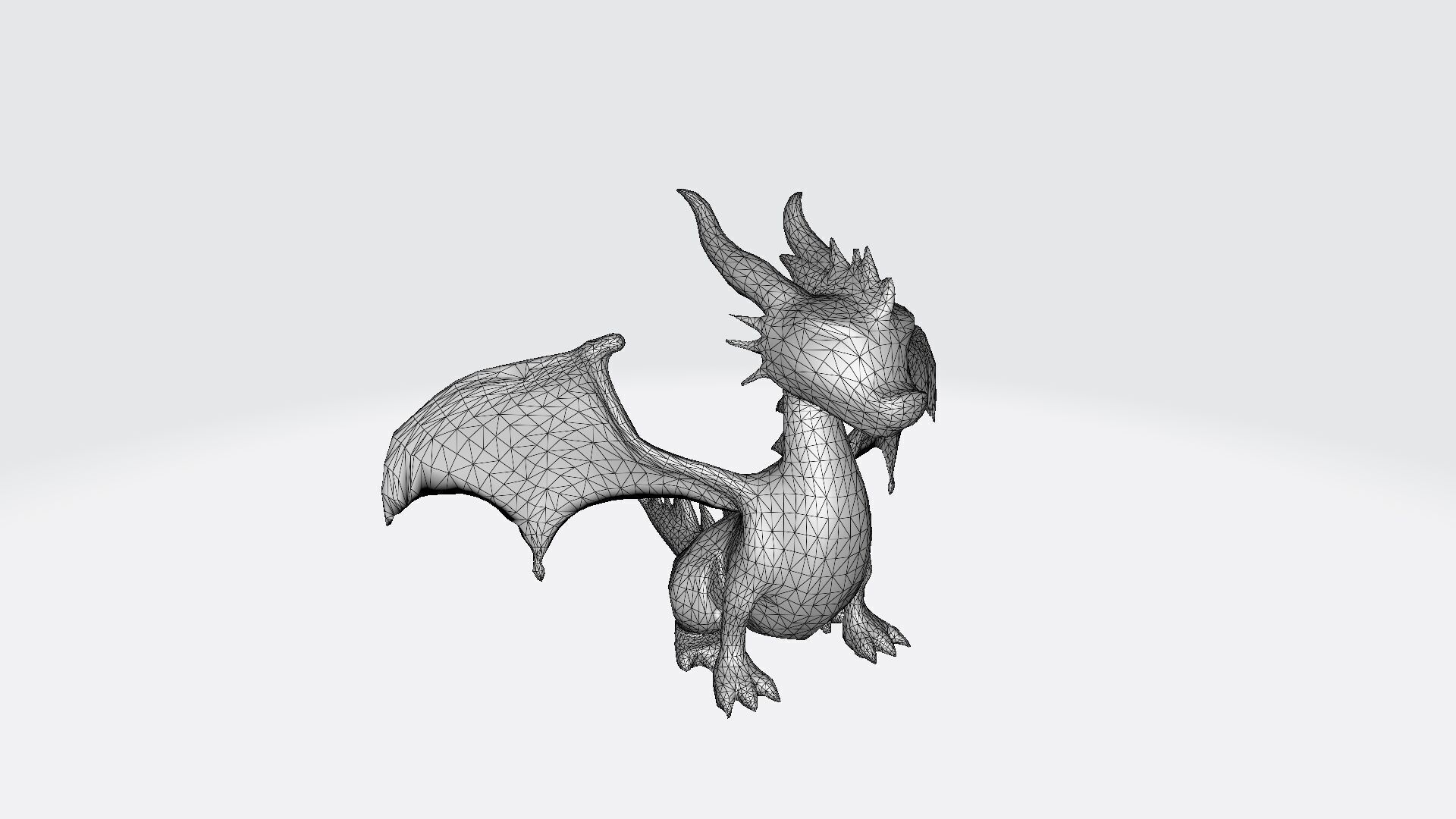 Fire Flaying Dragon Ignitus Dinosaur 3d Render 3D model_9