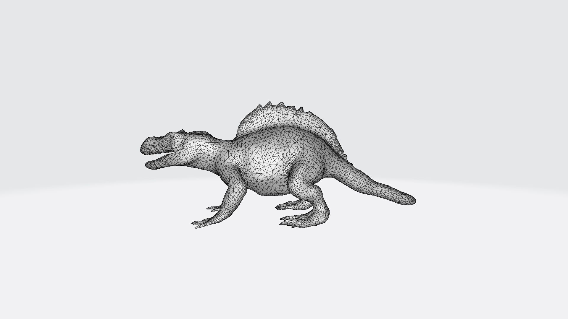 Iguanodon A Large Cretaceous Herbivores 3d Render 3D model_10