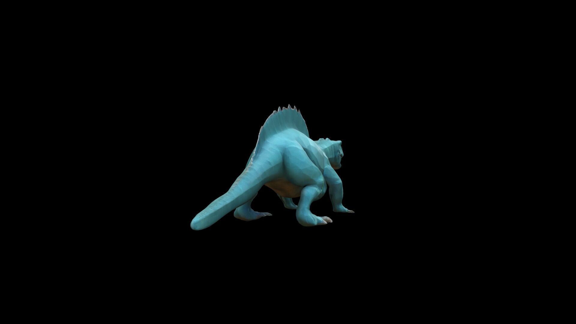 Iguanodon A Large Cretaceous Herbivores 3d Render 3D model_7