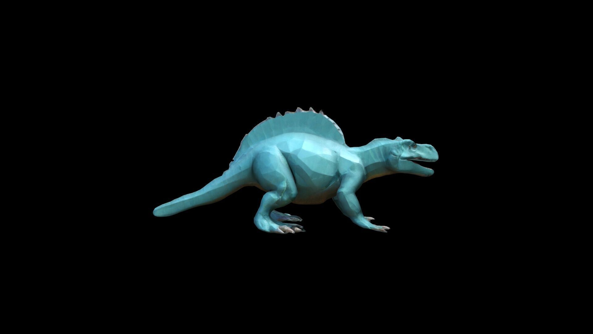 Iguanodon A Large Cretaceous Herbivores 3d Render 3D model_4