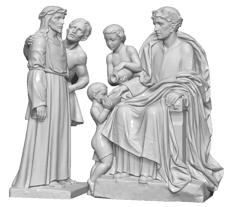 VIACRUCIS First station Primera Estacion 3D print model_0