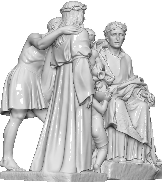 VIACRUCIS First station Primera Estacion 3D print model_5