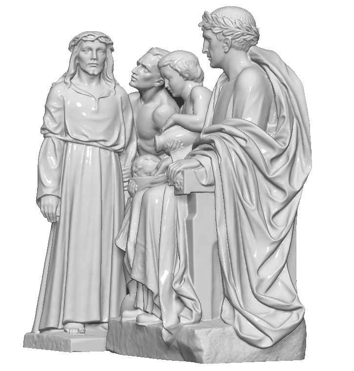 VIACRUCIS First station Primera Estacion 3D print model_1