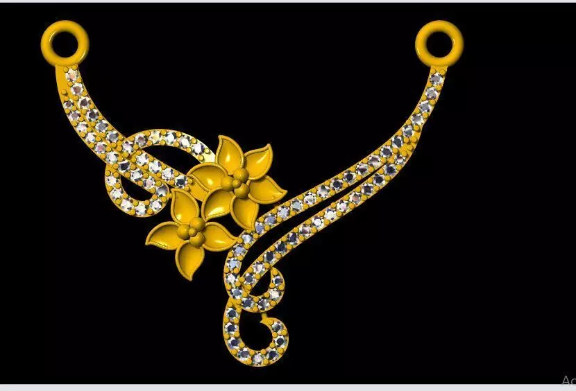 tanmaniya pendant 3dm file 3D print model_0