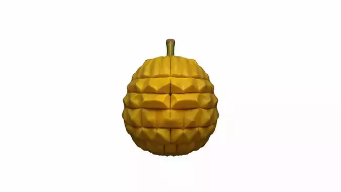Ripe Jackfruit Flesh 3d Render 3D model