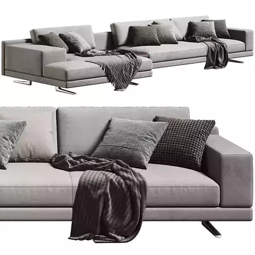 Mondrian Chaise Longue Sofa 02