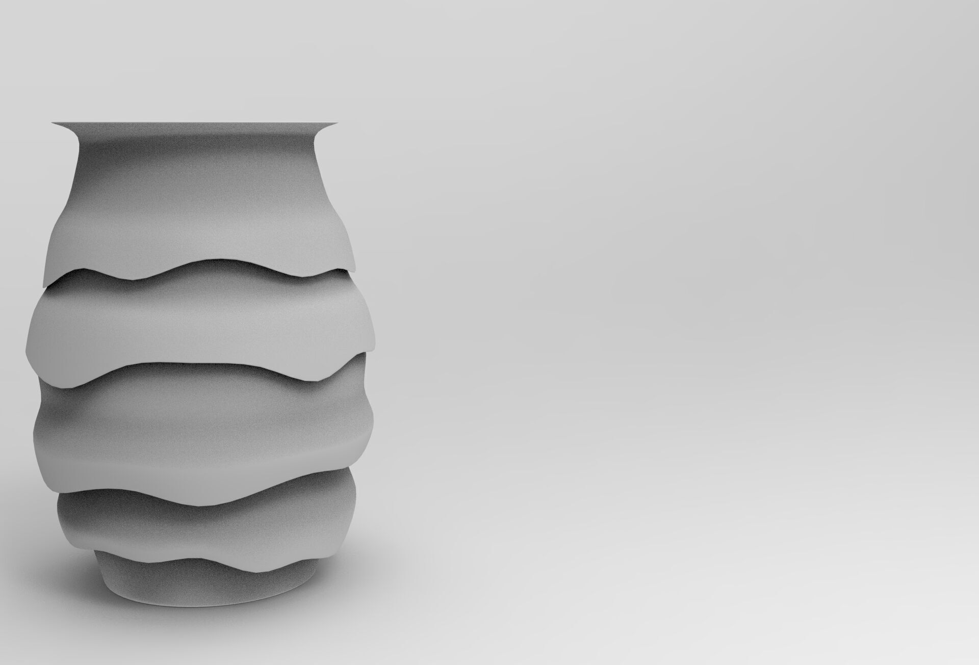 Lostry Stool Low-poly 3D model_7