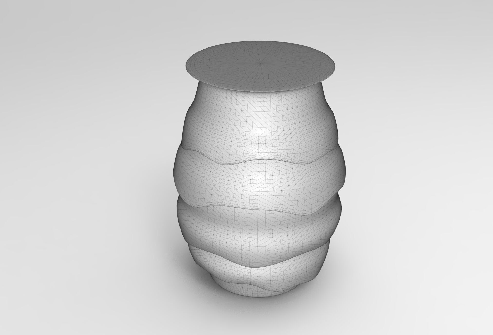 Lostry Stool Low-poly 3D model_5