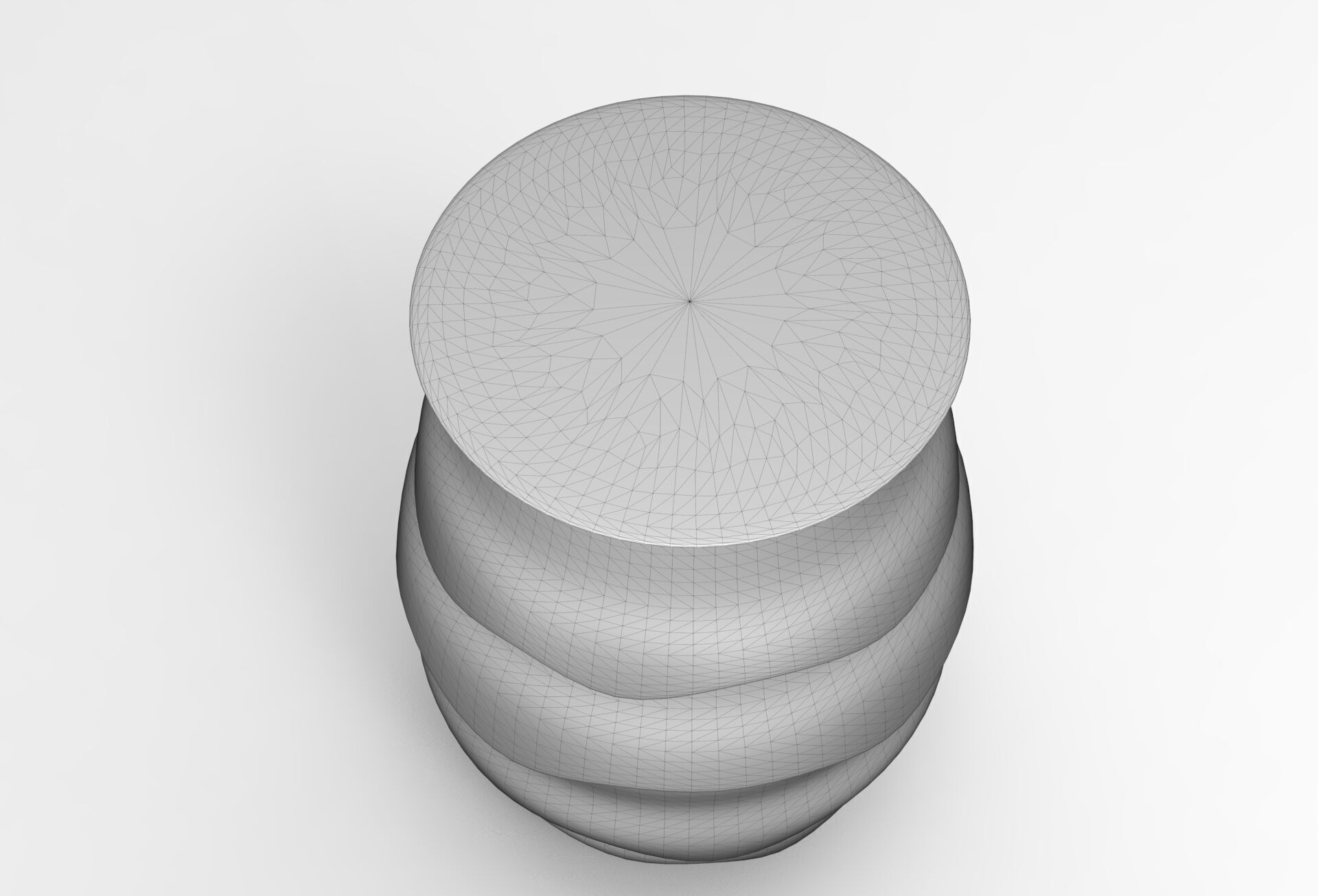 Lostry Stool Low-poly 3D model_6