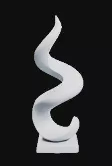 Abstract Spiral Sculpture  3D print model_0