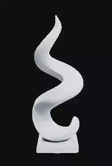 Abstract Spiral Sculpture 
