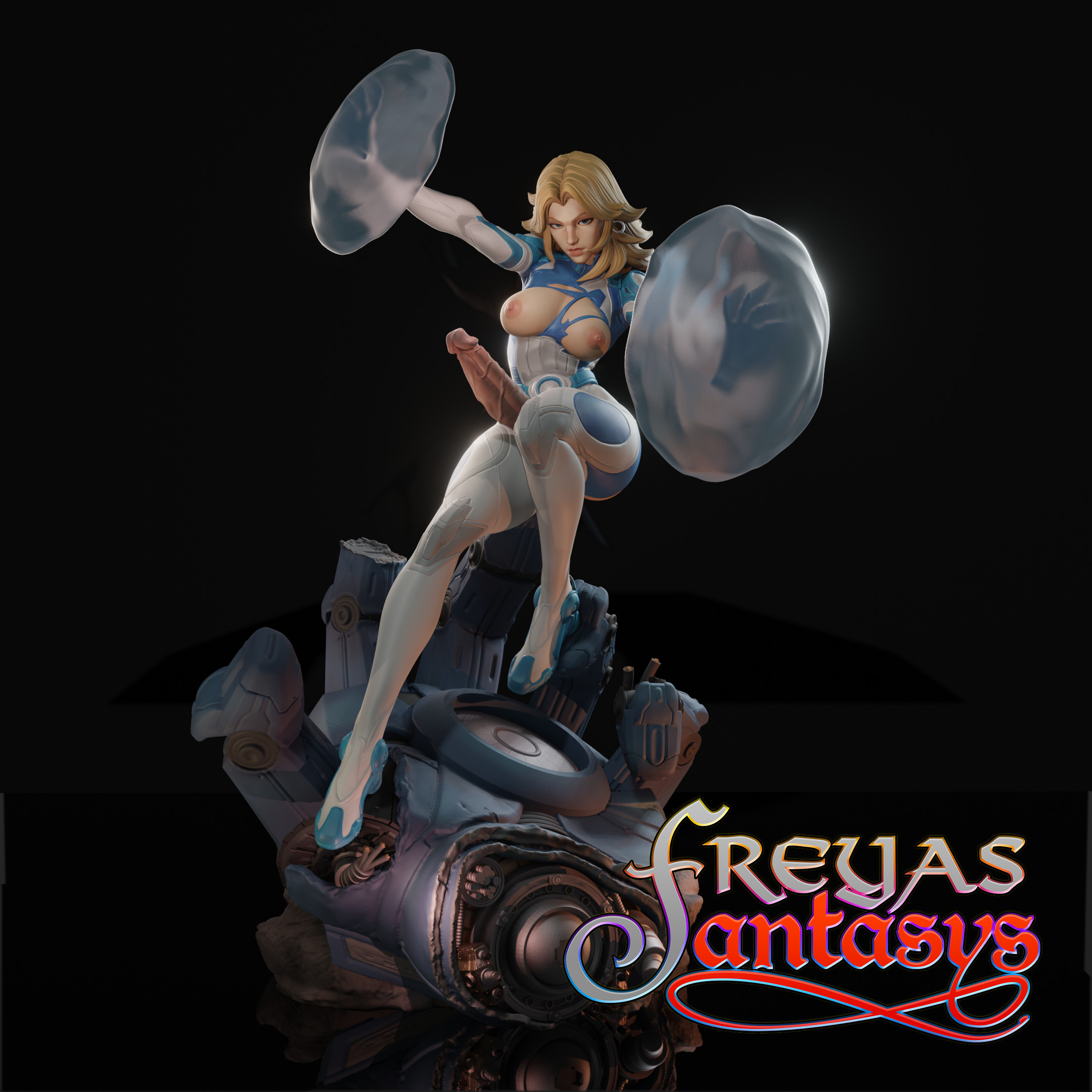 Sue Storm - Marvel 3D print model_2