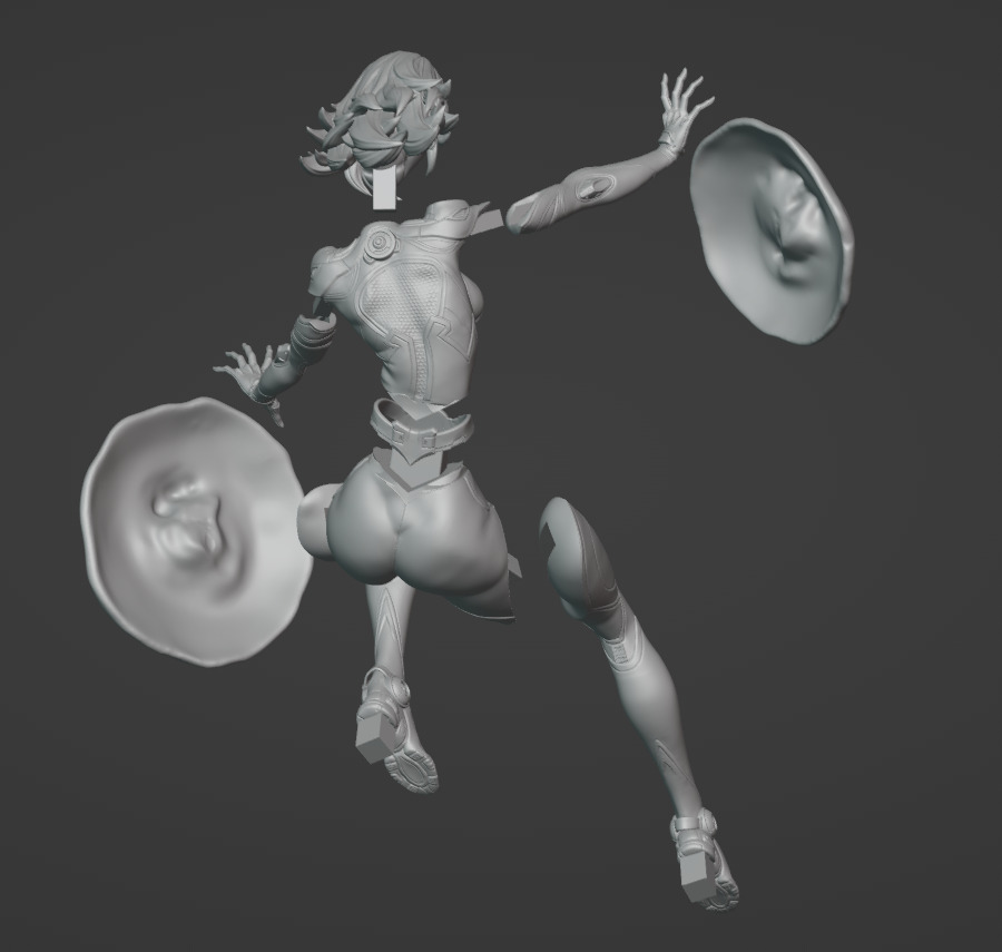 Sue Storm - Marvel 3D print model_9