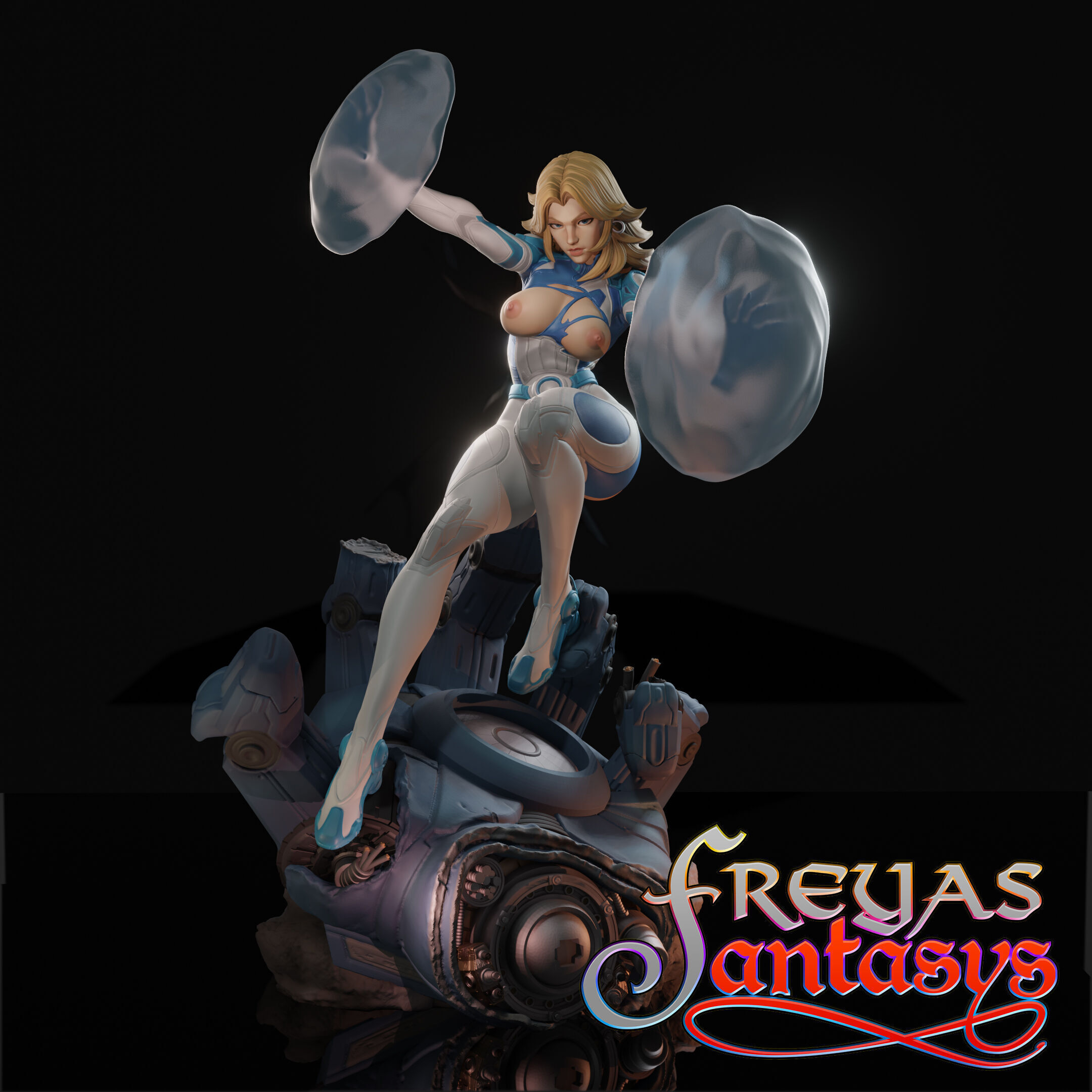 Sue Storm - Marvel 3D print model_4