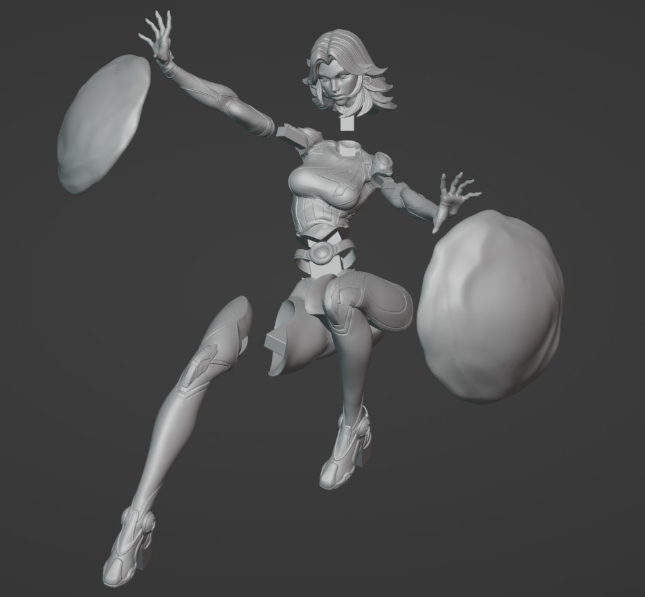 Sue Storm - Marvel 3D print model_8