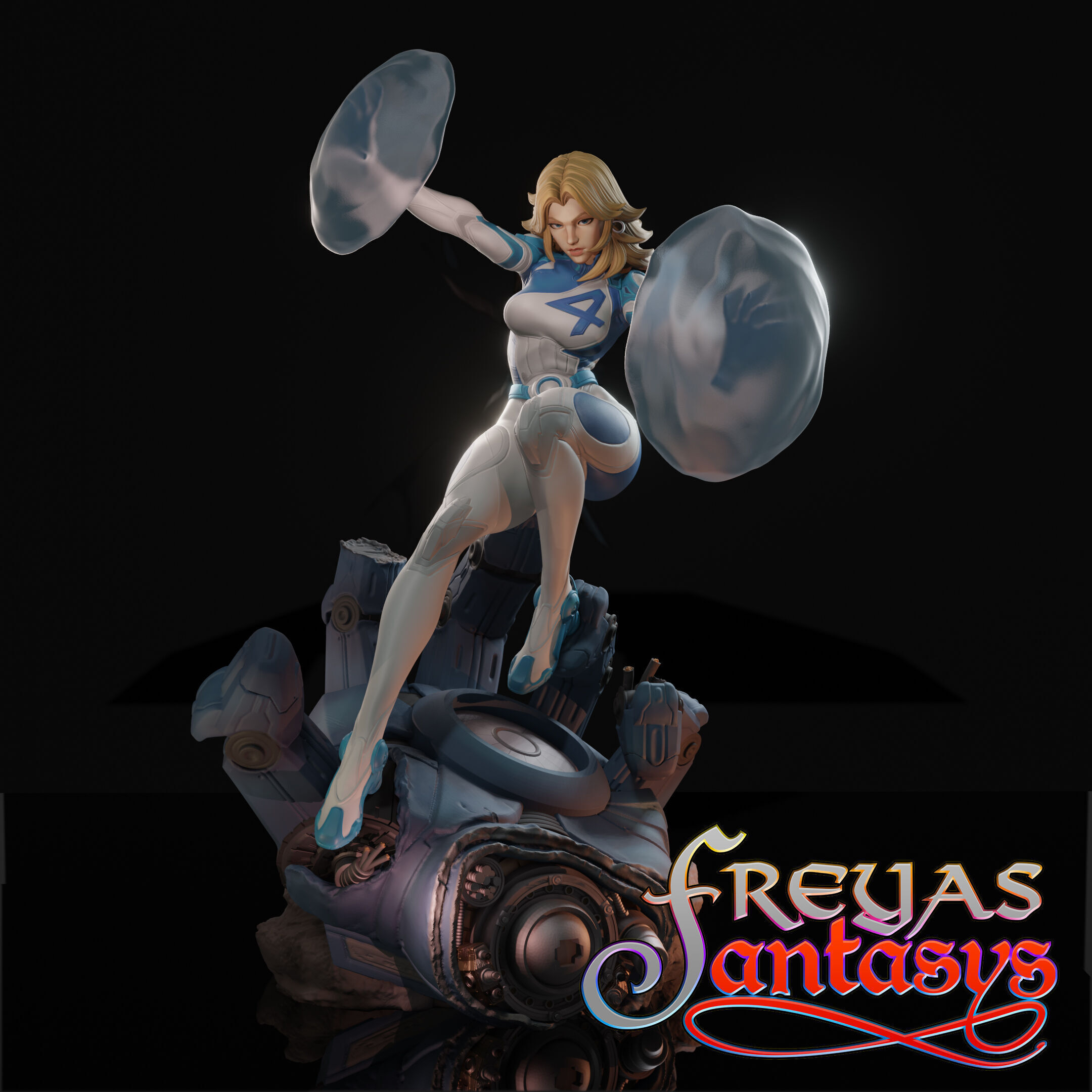 Sue Storm - Marvel 3D print model_3