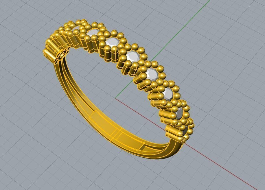 Minimal Ring 3D print model_3