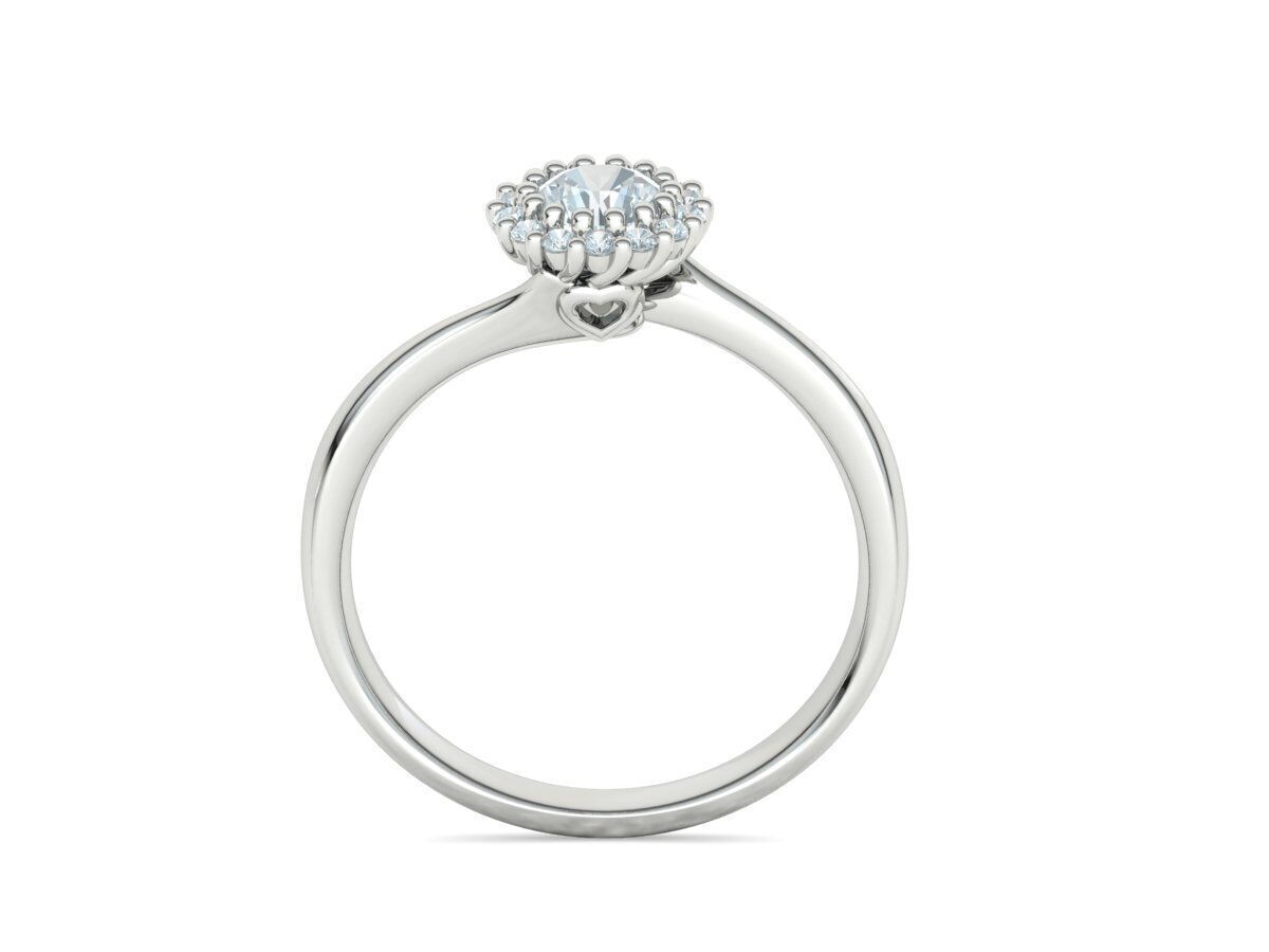 Bespoke Diamond Solitaire Engagement Ring 40 pointer stone 3D print model_23