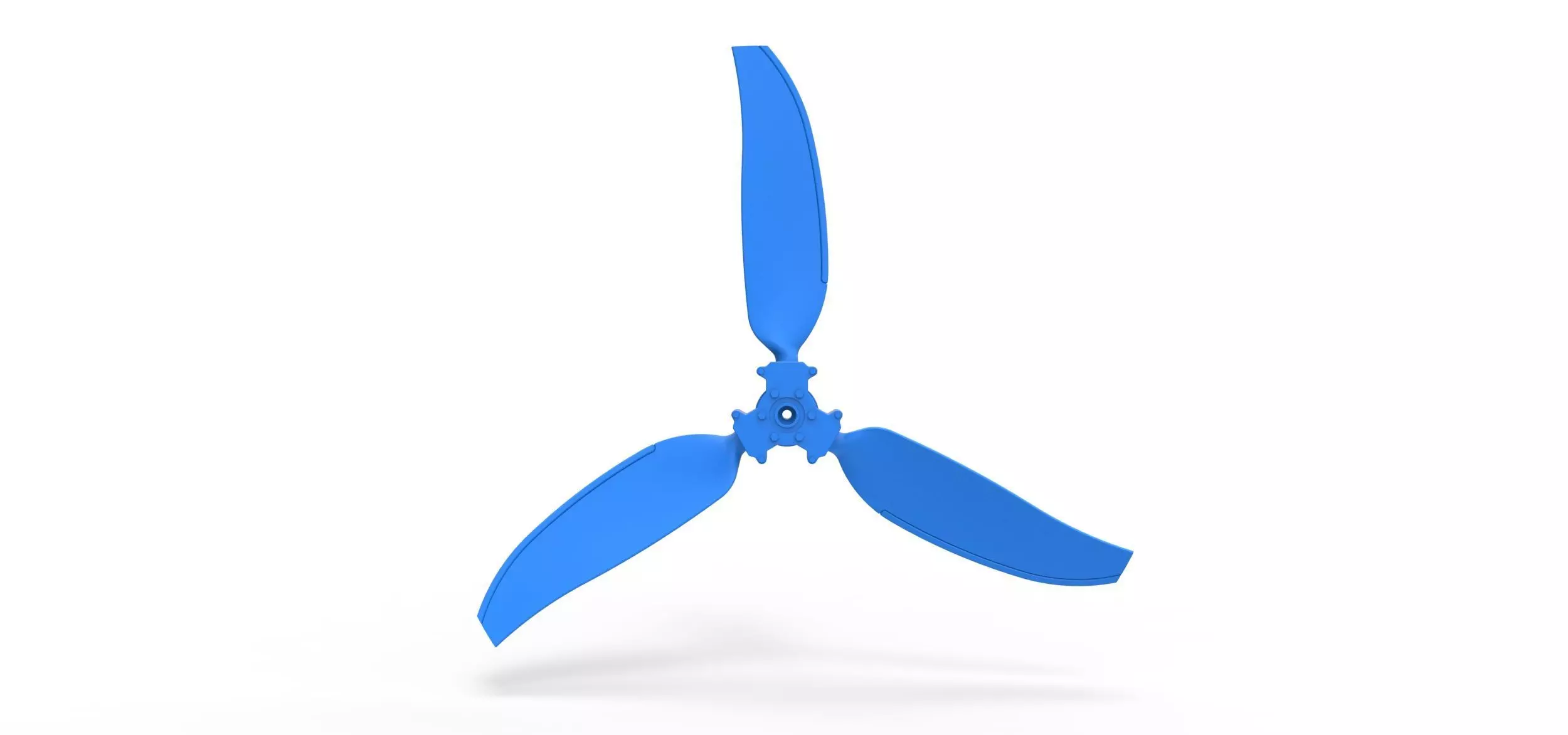 3 Blade Propeller of Drag racing Airboat Scale 1 to 25 3D print model