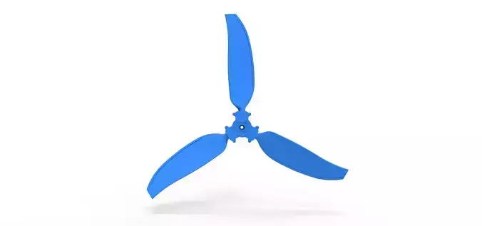 3 Blade Propeller of Drag racing Airboat Scale 1 to 25