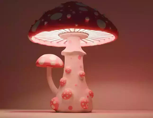  Mushroom decorative lamp