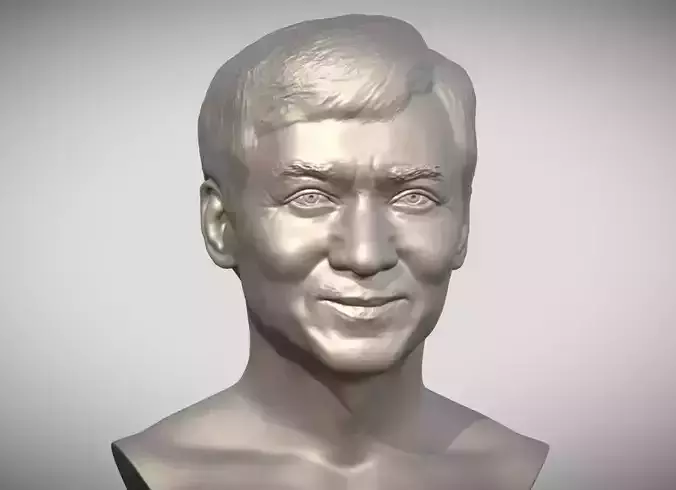 Jackie Chan bust 3D print model