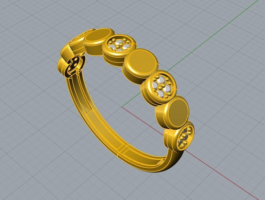 Minimal ring 3D print model_3