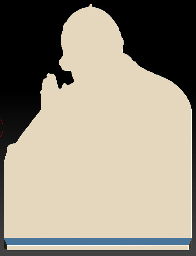 Pope Francis bust 3D print model_3