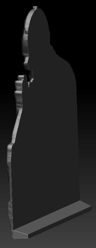 Pope Francis bust 3D print model_7