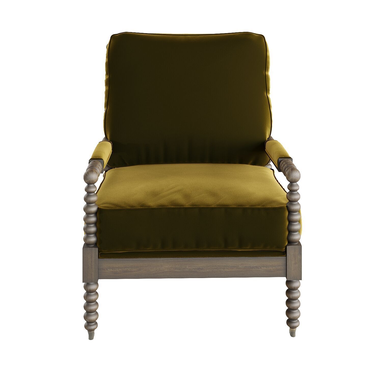 Spindle chair 3D model_4